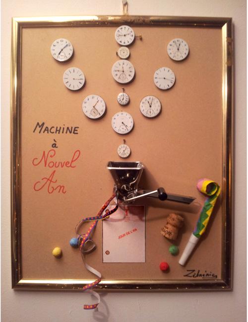« Machine à #NouvelAn  »  ! Objet N*52 du #PetitMuséeRigolo ! Bon réveillon et rdv en 2020 pour l&rsquo;objet du dimanche ! #objetdudimanche  Zèbréric