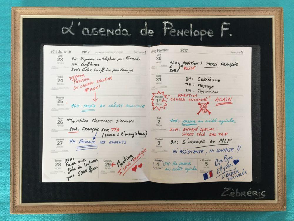 « L&rsquo;agenda de Penelope F. » objet du dimanche N*195- Le Petit Musée Rigolo –