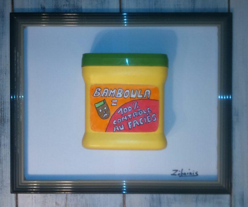 « #Bamboula -Produit à interdire » objet rigolo N*196