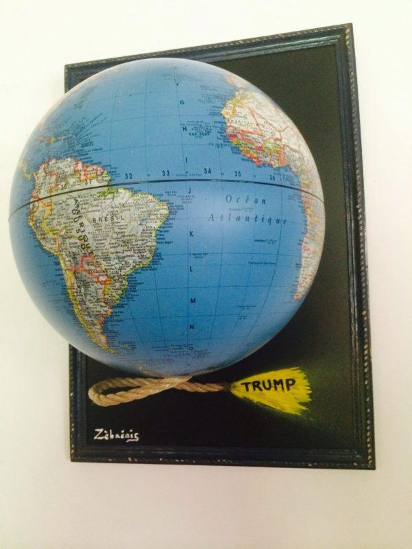 « La mèche – The wick » #Trump objet N*209/462  du #petitmuséerigolo de #zèbréric – #Diplomatie #diplomacy ?