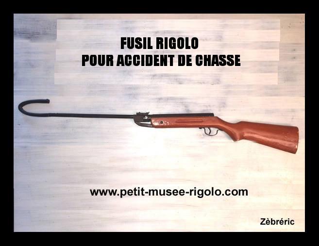 « Fusil rigolo pour accident de chasse » – objet N*119 du Petit Musé Rigolo