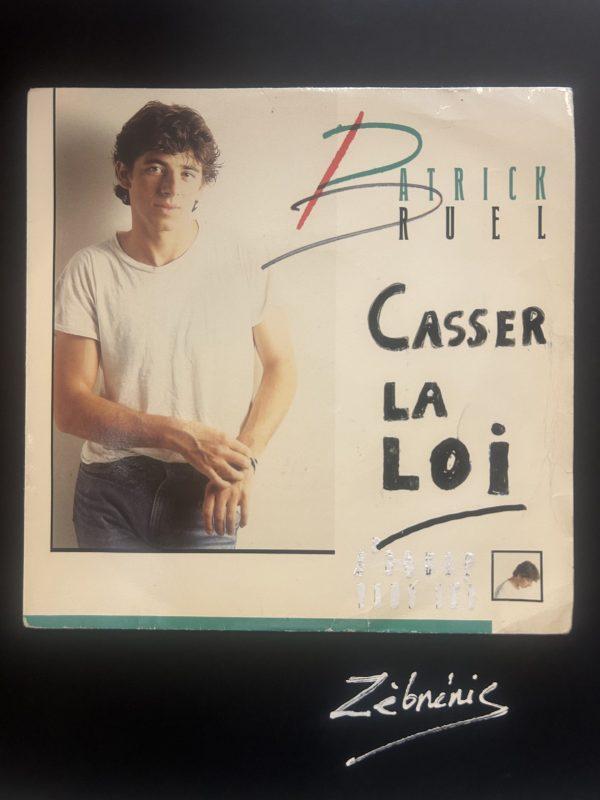 « Le vrai titre du 45 tours » objet du dimanche N*472 du #petitmuseerigolo de #zèbréric #vss #patrickbruel #violences