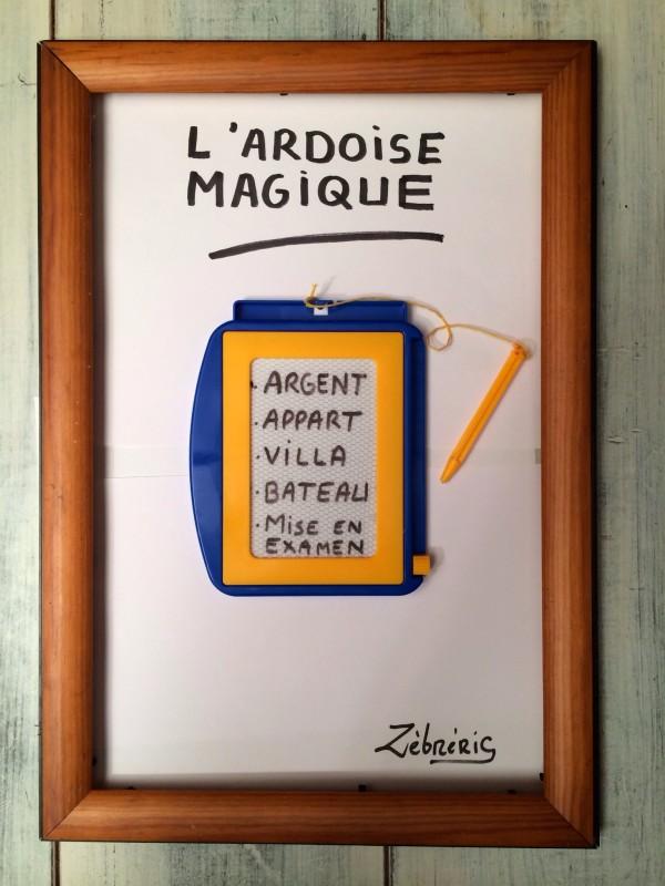#Balkany Story – « Ardoise magique » – objet rigolo du dimanche – pièce N*156 du #PetitMuséeRigolo 