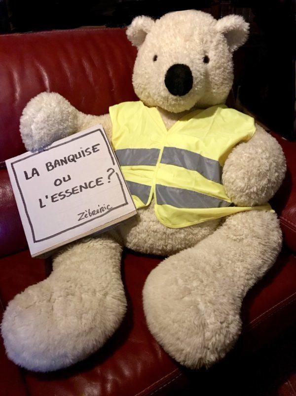 «La #banquise ou l’#essence ? » – objet #rigolo du dimanche N*263 du #PetitMuséeRigolo #giletsjaunes