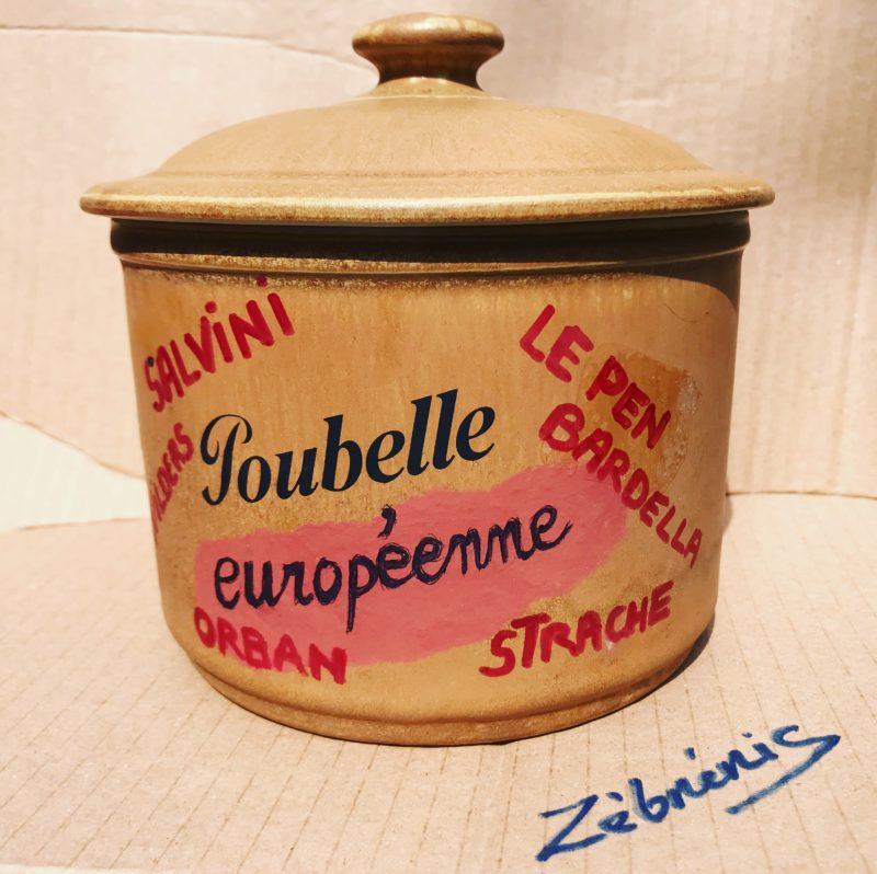 «Poubelle européenne » – Réunion à #Milan – objet du dimanche N*275 du #PetitMuséeRigolo #Salvini #Milanoantifascista 