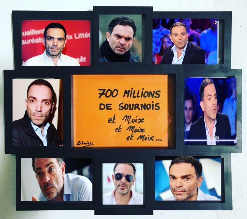 « 700 millions de sournois et .. » objet rigolo du dimanche. Pièce N*285 du #PetitMuséeRigolo de Zèbréric #Moix #YannMoix 