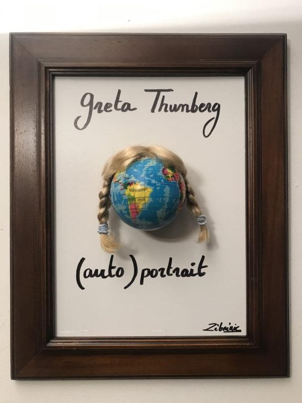 «Greta autoportrait » objet rigolo du dimanche N*288 #gretathunberg