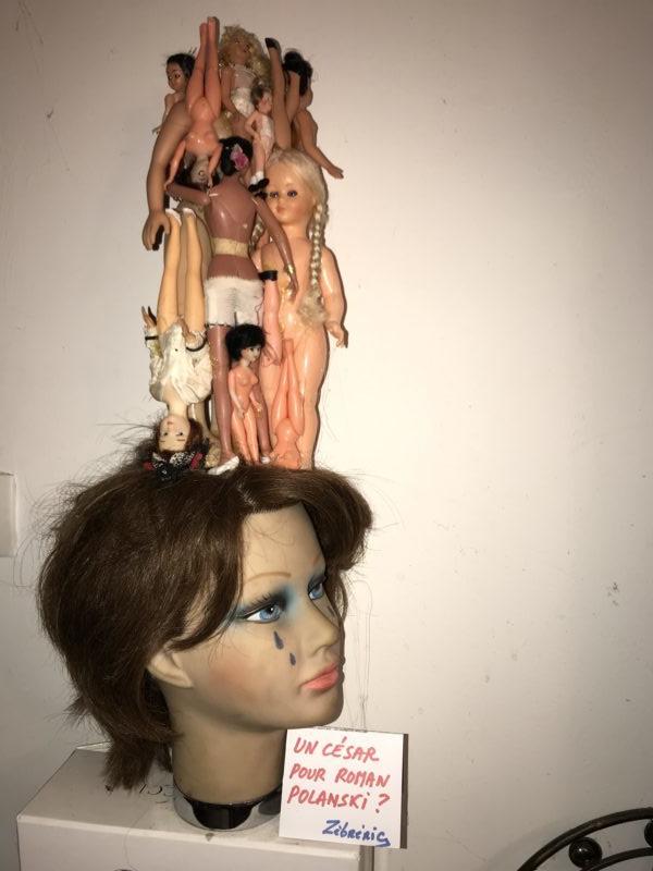 « Un César pour Roman Polanski ? » – objet rigolo du dimanche N*297 du #PetitMuséeRigolo de #Zèbréric #Cesar2020 #FlorenceForesti #AdeleHaenel #Cesar2020 