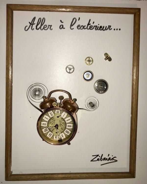 « Aller à l’extérieur » – objet N*309 du #PetitMuséeRigolo de Zèbréric #Deconfinement #COVID19 #CoronavirusFrance #sortir #DistanciationSociale #nature #Forêt
