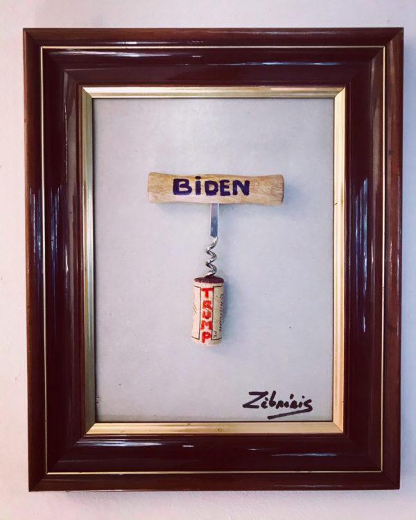 « Le tire bouchon démocrate » – objet rigolo du dimanche N*328 du #petitmuséerigolo de #Zèbréric #BidenHarris2020 #DonaldTrump #ElectionsAmericaines #democracy #démocratie