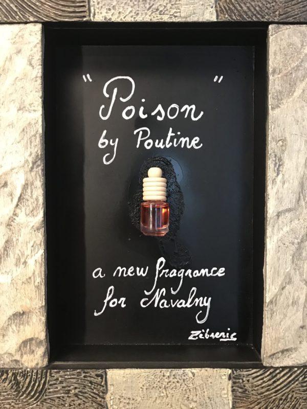 « Poison, a new fragrance » objet rigolo du dimanche N*356 du #petitmuséerigolo de #zèbréric #navalny #poutine #blackhumour