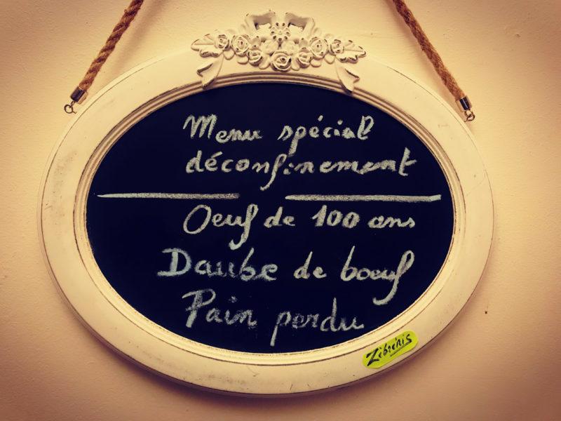 « Menu special déconfinement » – objet rigolo du dimanche N*363 du #petitmuséerigolo de #zèbréric #déconfinement #19mai #COVID19