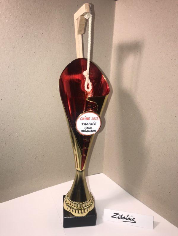 «Trophée pour ouïghours » objet du dimanche N*379 #petitmuséerigolo de #zèbréric #jo2022 #humanrights #droitsdelhomme #ouïghours