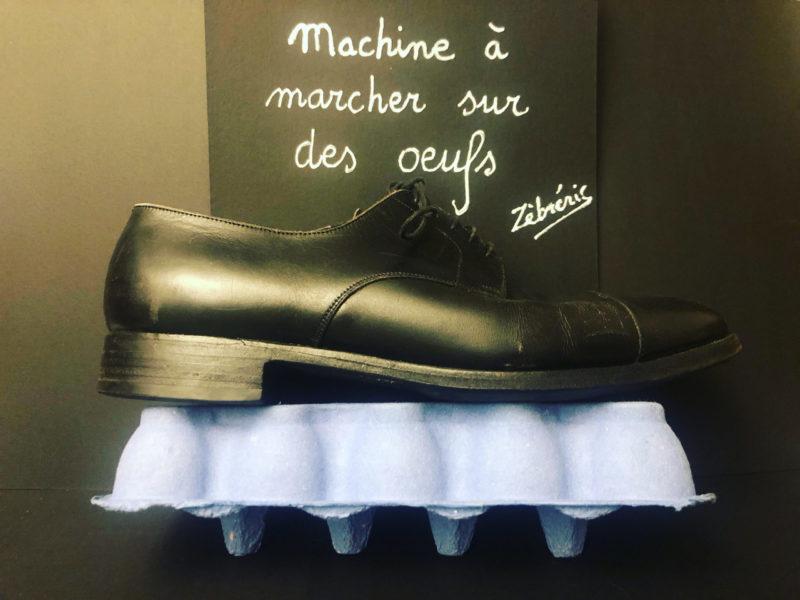 « Machine à marcher sur des œufs » objet rigolo du dimanche N*342 Le Petit Musée Rigolo de Zèbréric #oeufs #petitmuséerigolo #zèbréric