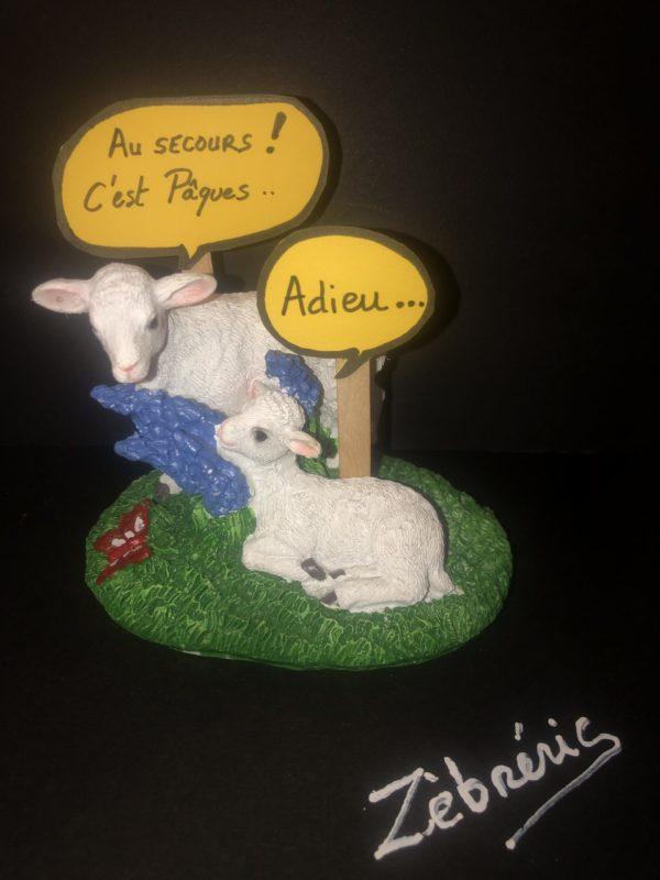 « Agneaux de Pâques » objet rigolo du dimanche N*401 Le Petit Musée Rigolo de Zèbréric #pâques #agneaupascal #agneau #agneaudepaques #paques2023 #humour #humournoir