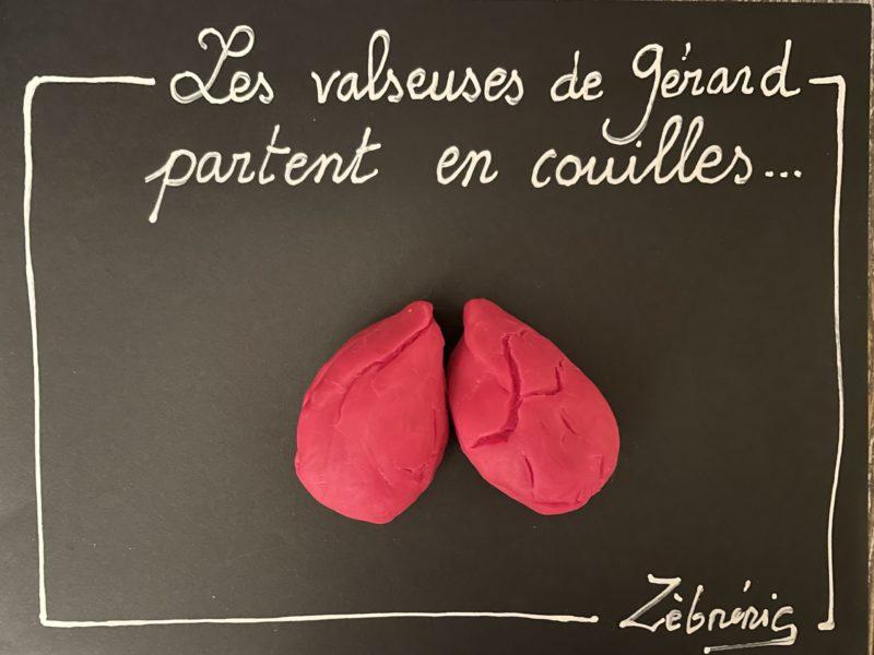 objet N*412 du petit musée rigolo « Les valseuses de Gérard » #humournoir #valseuses #gerarddepardieu