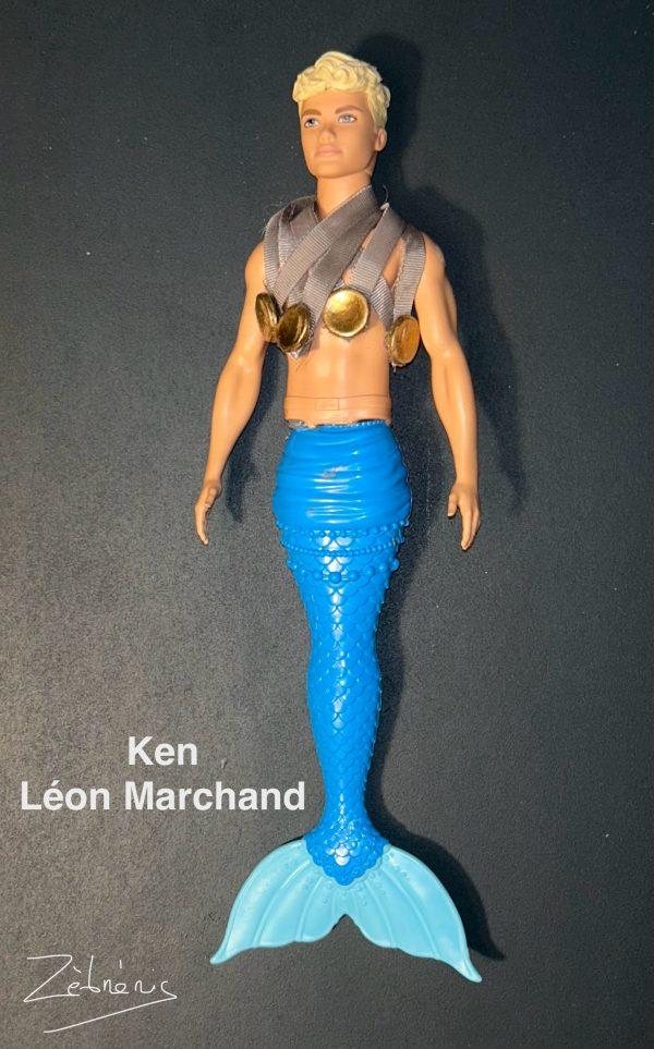 « Ken Léon Marchand » objet N*428 Le Petit Musée Rigolo de Zèbréric #léonmarchand #JO2024 #champion