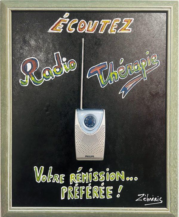 « Radiothérapie » objet N*449 du #petitmuséerigolo de #zèbréric Un grand merci aux équipes de Institut de Cancérologie de l’Ouest et Persévérance #espoir #motivation #epreuve #positivity