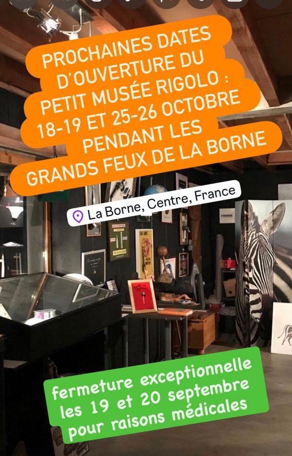 Prochaines dates d’ouverture